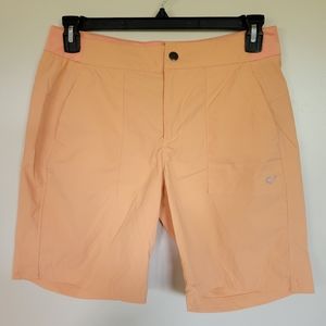 Reel Life Fishing Women's Orange Lightweight Nylon Blend Shorts